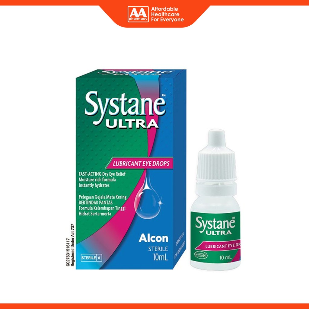 Systane Ultra Lubricant Eye Drops 10mL | Shopee Malaysia