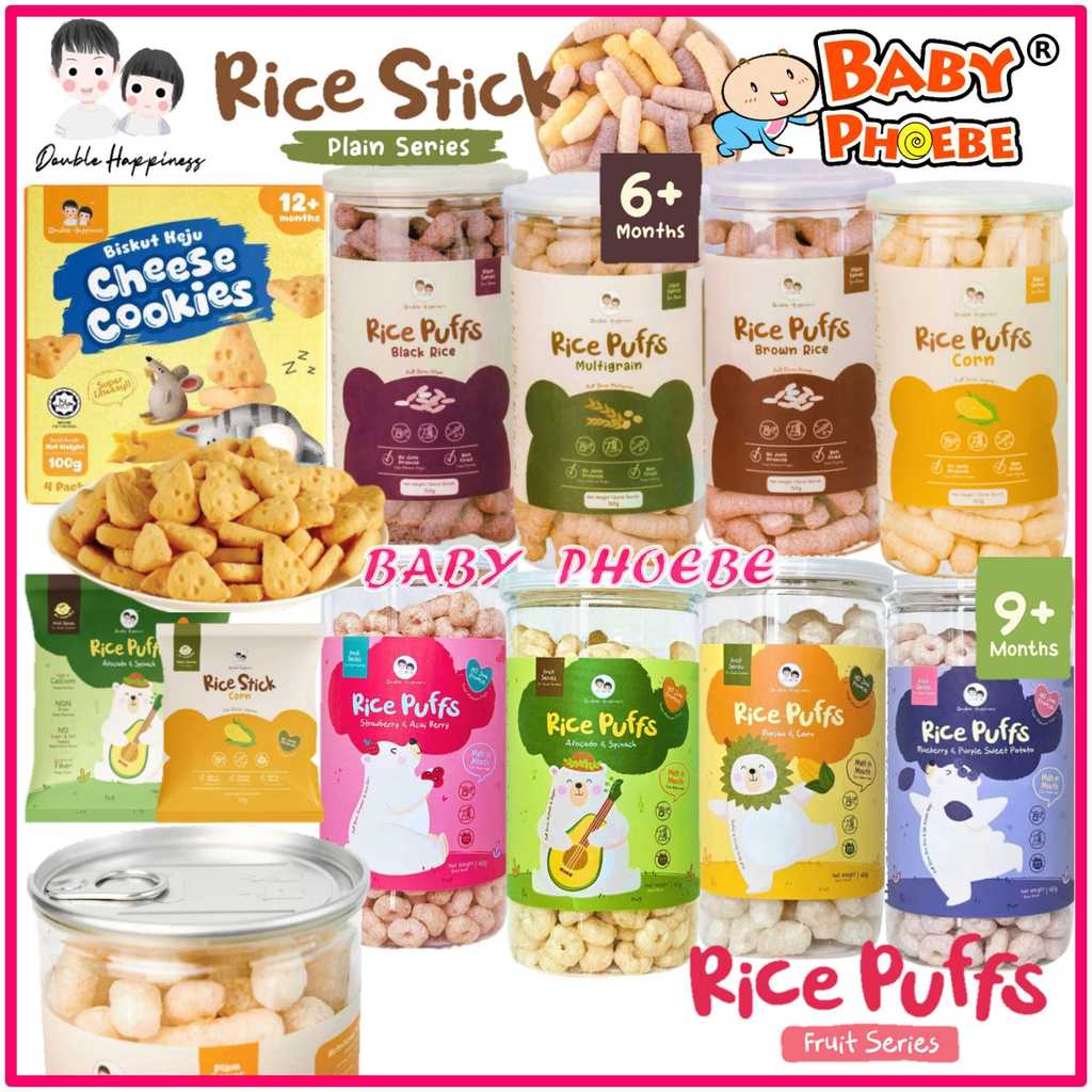 Double Happiness Baby Rice Puff / Rice Stick / Baby Food / Baby Snack ...