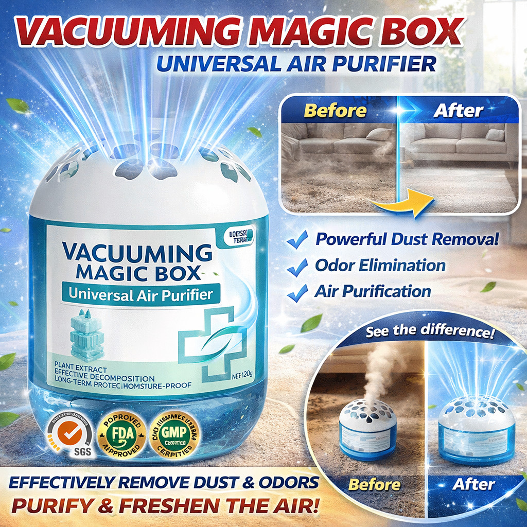 Air Magic Box Vacuum Cleaner Purify Adsorb Dust Long-lasting Fresh Dust ...