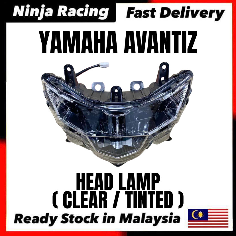 AVANTIZ HEAD LAMP - LED CLEAR TINTED SMOKE EGO AVANTIZ AVANTIS LAMPU ...