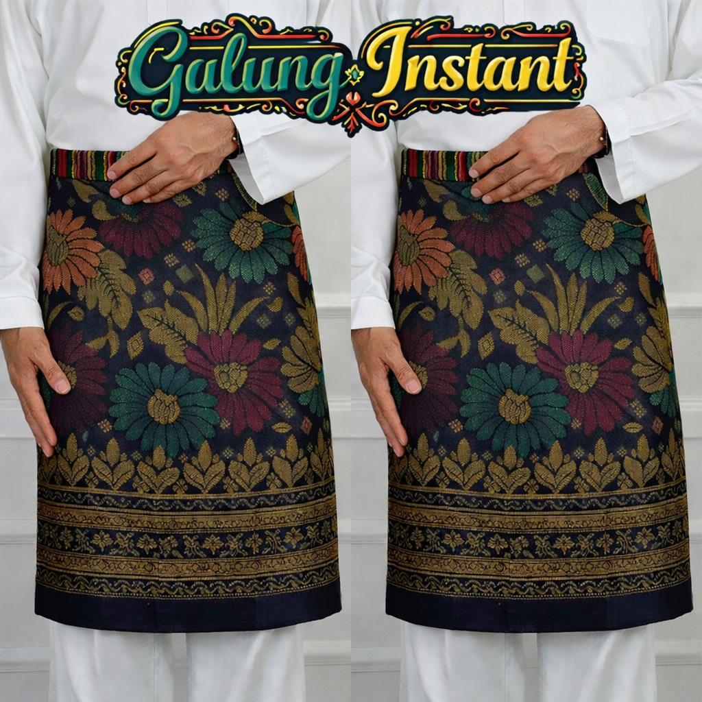 New Corak Gulung Instant Sampin Dewasa Lelaki Exclusive Style Corak ...