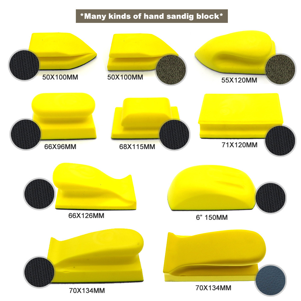 Round Rectangular Hand Grinding Disc Hand Holder Manual Sander Self ...