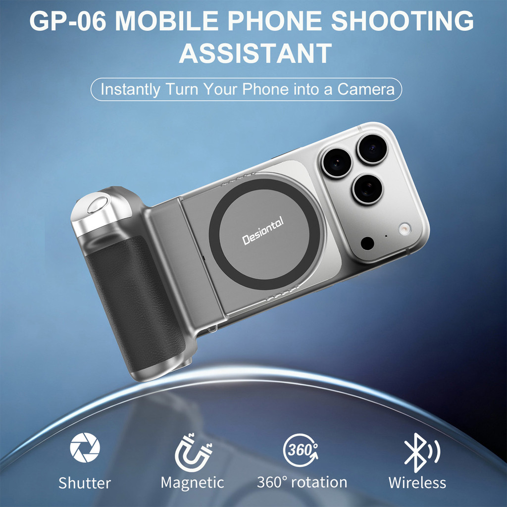 Strong Magnetic Adhesion Phone Bluetooth Remote Shutter Button One ...