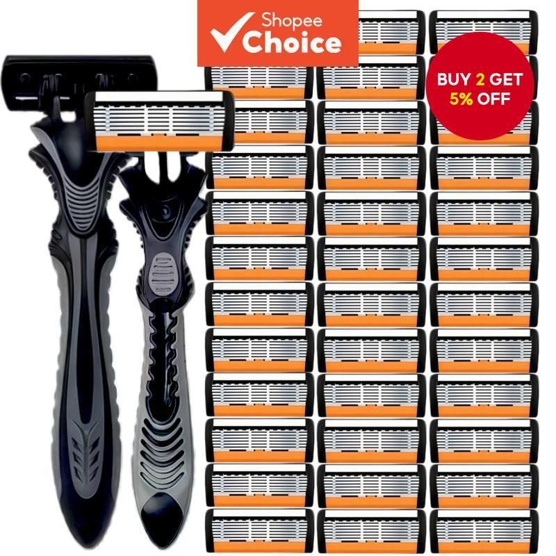 New 6-layer manual shaver set for men, made of safe and rust-proof ...