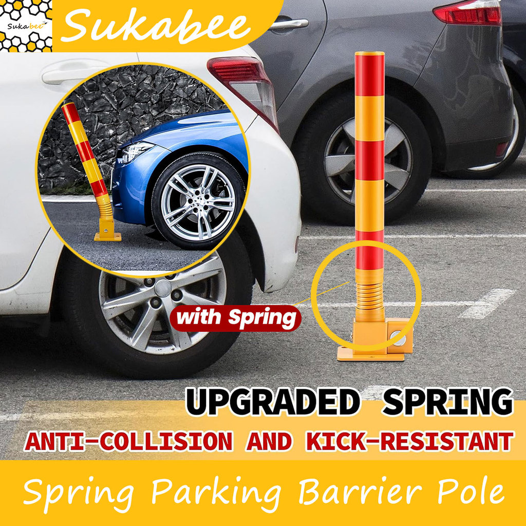 Heavy Metal Parking Space Lock Obstacle Pile Car Parking Bollard Safety ...