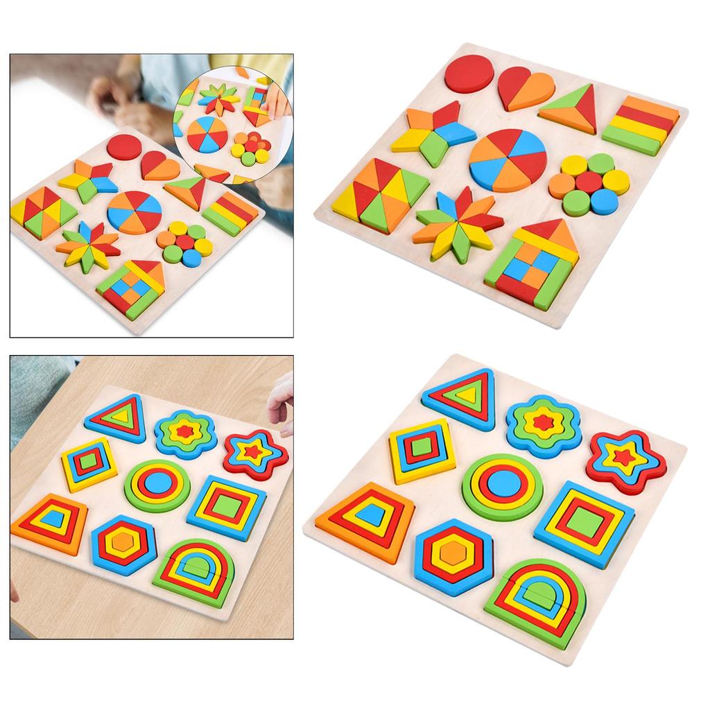 Koolsoo Manipulative Puzzle Shape Sorting Puzzle Stem Activities ...