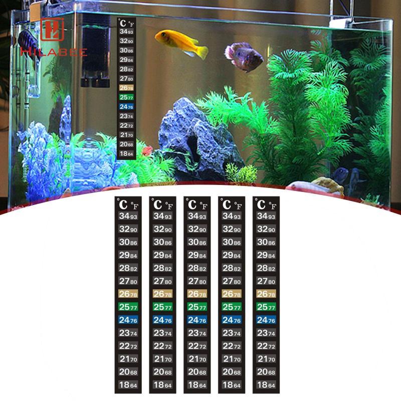 [UsusexaMY] Compact Sticky Thermometer Strip Aquarium Temperature Test ...