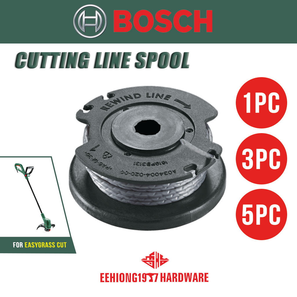 BOSCH Original Cutting Line Spool 4m 1.6mm Grass trimmer Spools and ...