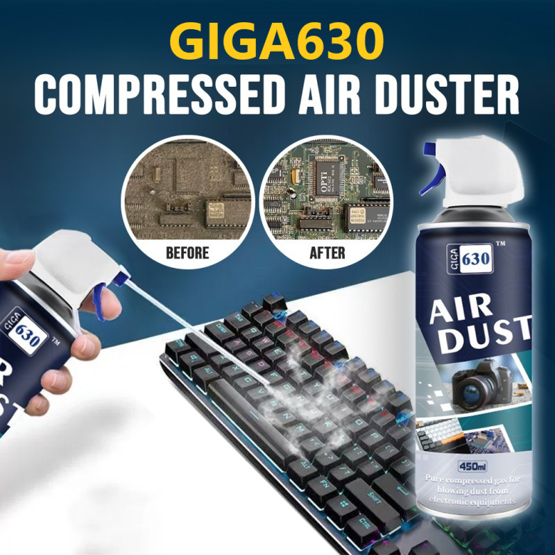 MY Compressed Air Duster Spray Can With Straw Electronics Keyboard PC ...