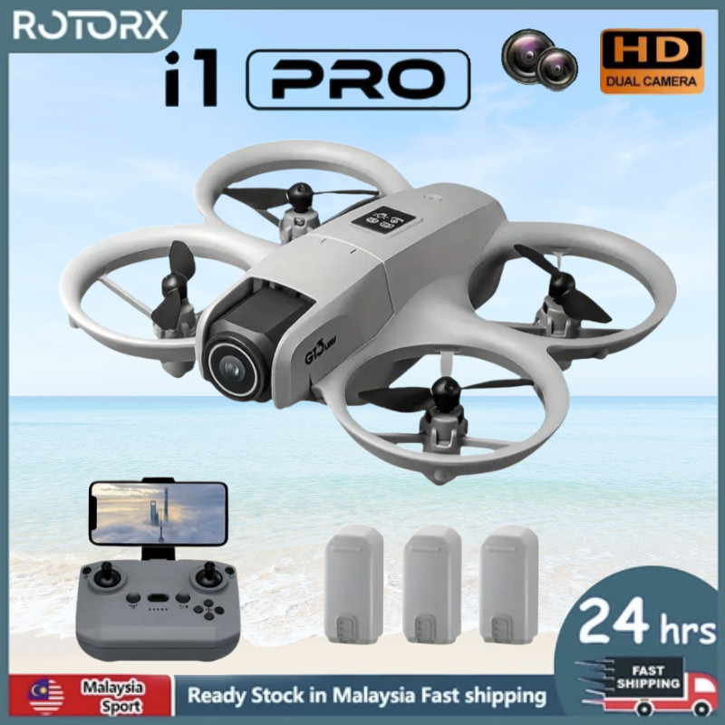 i1PRO Drone 4K Dual Camera Foldable RC Quadcopter Auto Hover Aerial ...
