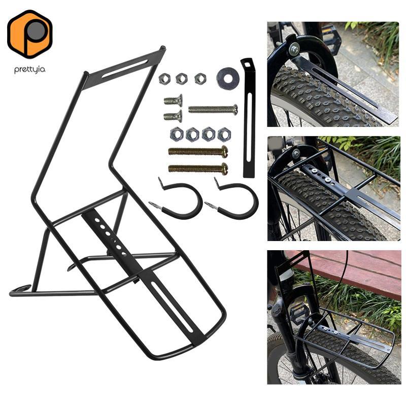 prettyia Bike Front Rack Carrier Bicycle Front Rack Luggage Bracket ...