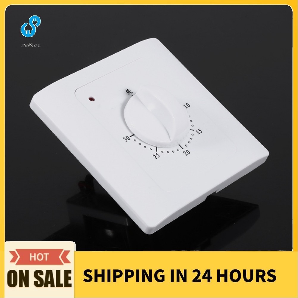 Ttiitt 30Min Electric Time Countdown Digital Plug Timer Switch Control ...
