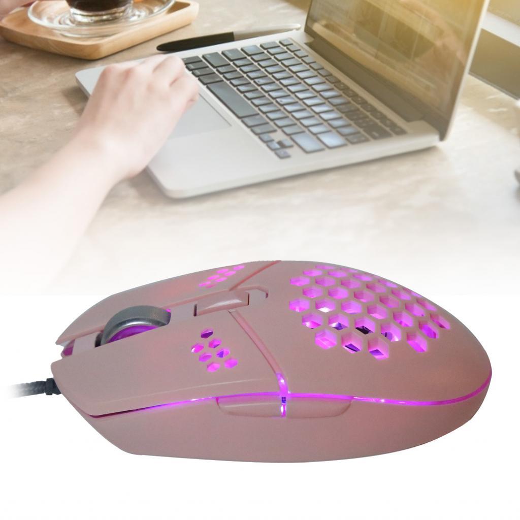 ilikestore Gaming Mouse RGB Backlit Wired Hollow with Cooling Fan and ...