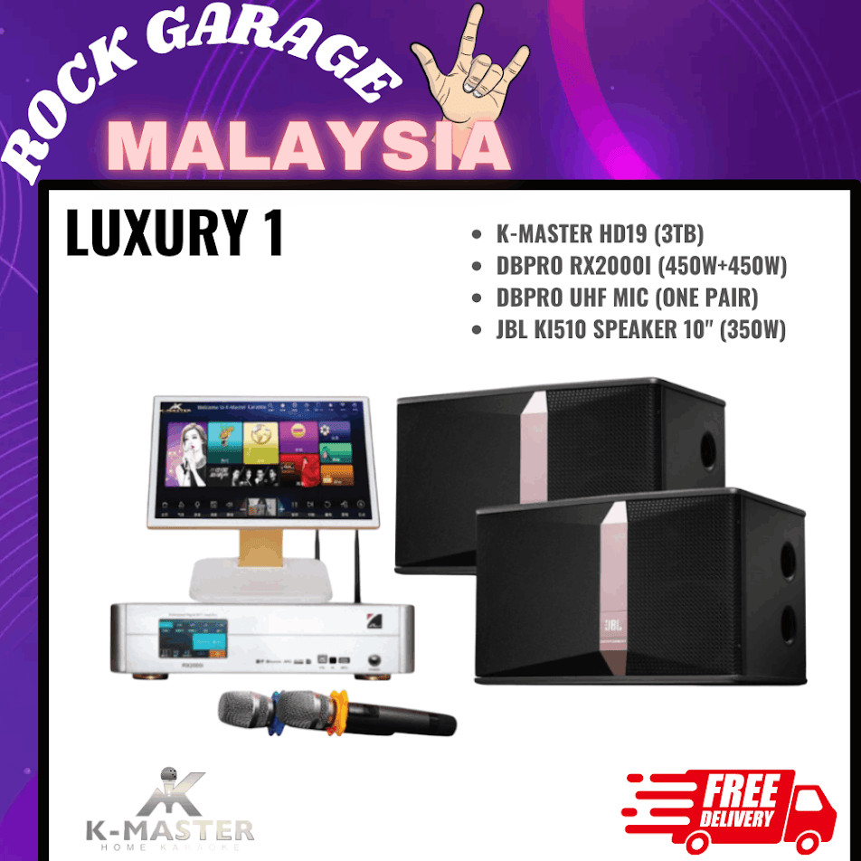 K-MASTER Family Package Karaoke System Full Set Family KTV Kmaster Jbl ...