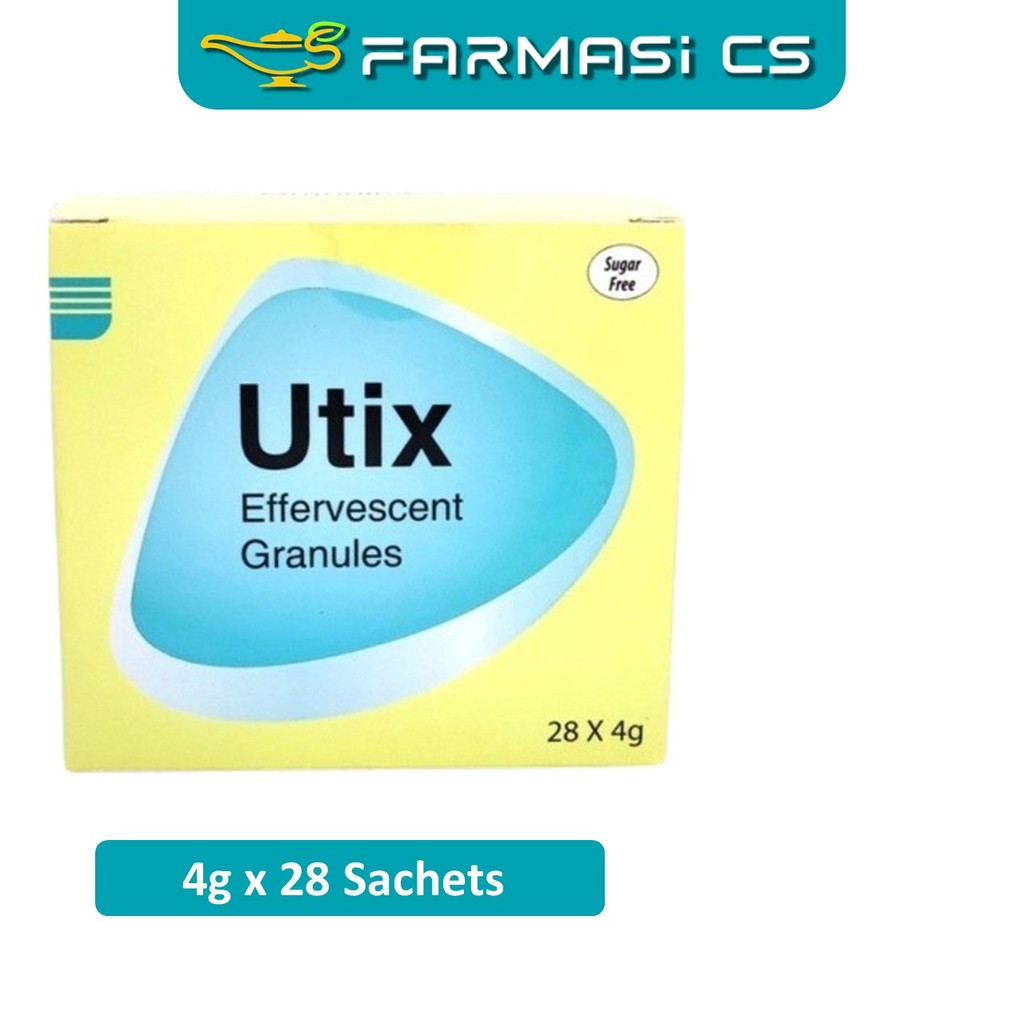 UTIX Effervescent Granules 4g x 28 Sachets (1 BOX) EXP:07/2028 [ Sugar ...