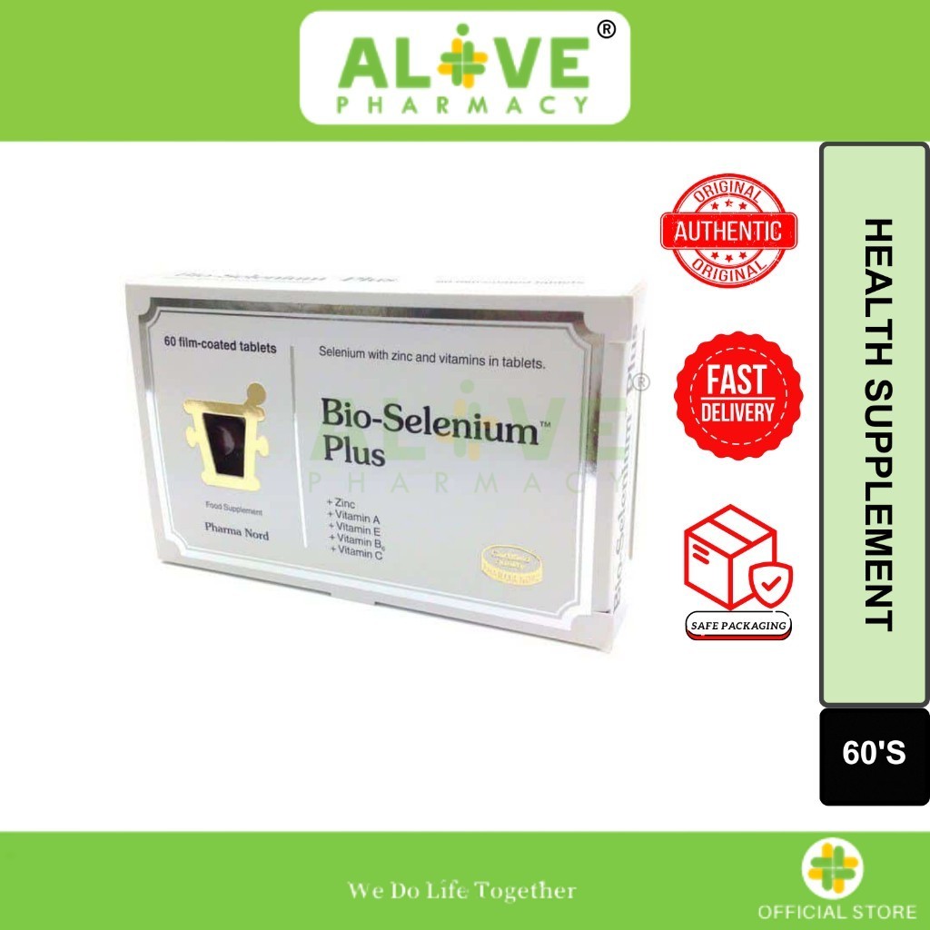[ALIVE PHARMACY] Bio-Selenium Plus 60’s – Suplemen Selenium, Vitamin C ...