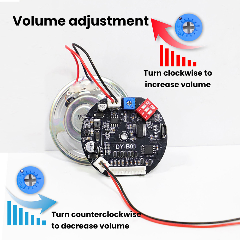 Pcbfun Voice Prompt Multi-Channel Trigger MP3 Player Audio Module ...