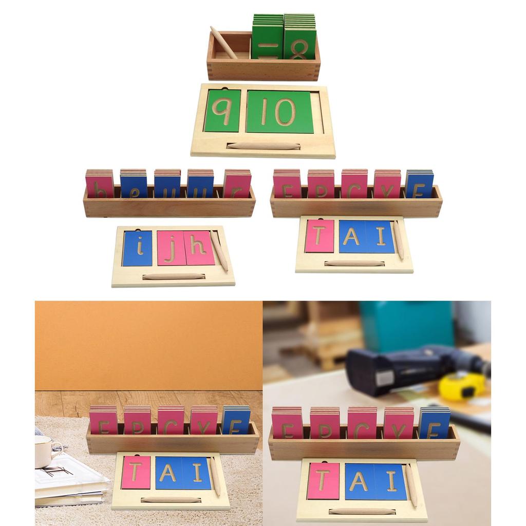 Koolsoo ABC Letters And Numbers Board 0-10 Wooden Counting And Numbers ...