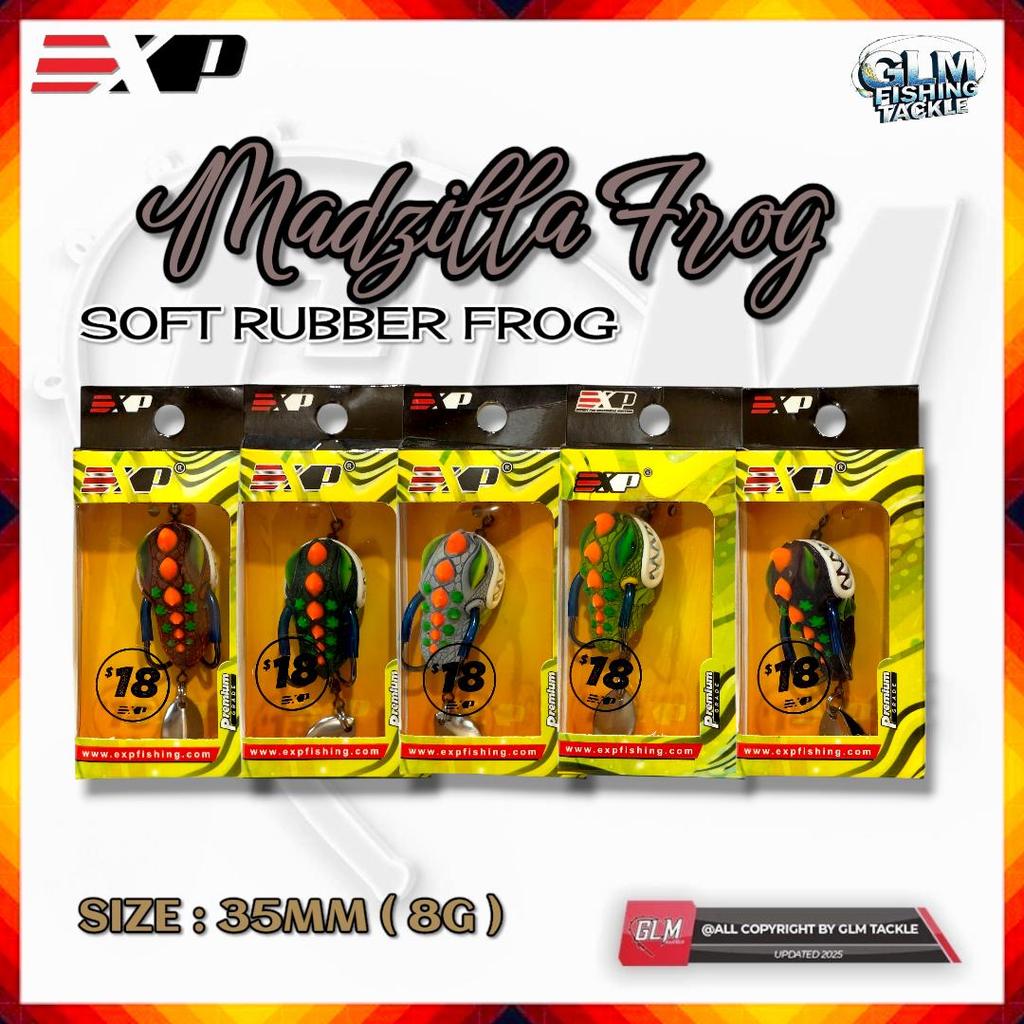 EXP MADZILLA FROG 35MM ( 8G ) SOFT RUBBER FROG FISHING BAIT FOR FISHING ...
