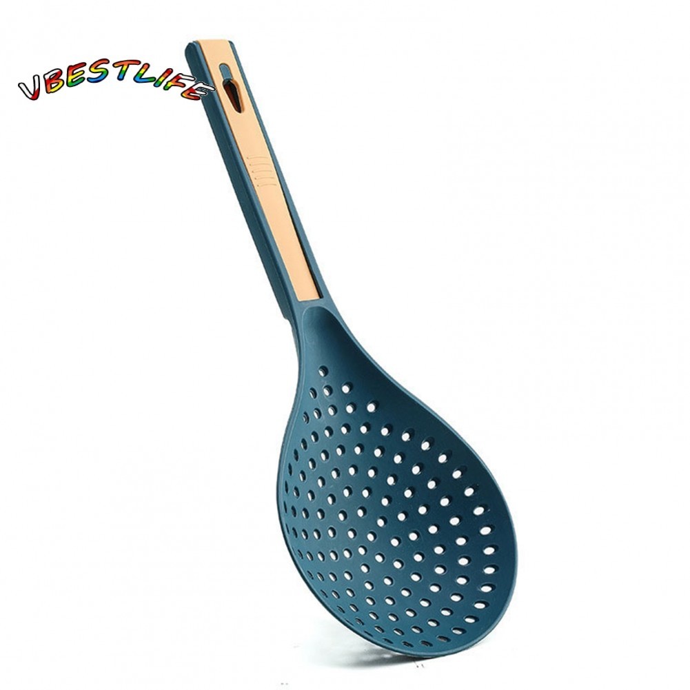 VBESTLIFE Large Capacity Heat Plastic Skimmer Spoon with Clip Fine Mesh ...