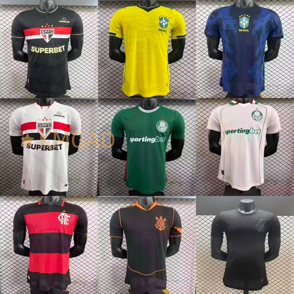 Player Version 2025-26 Sao Paulo Brazil Flamengo Corinthians Palmeiras ...