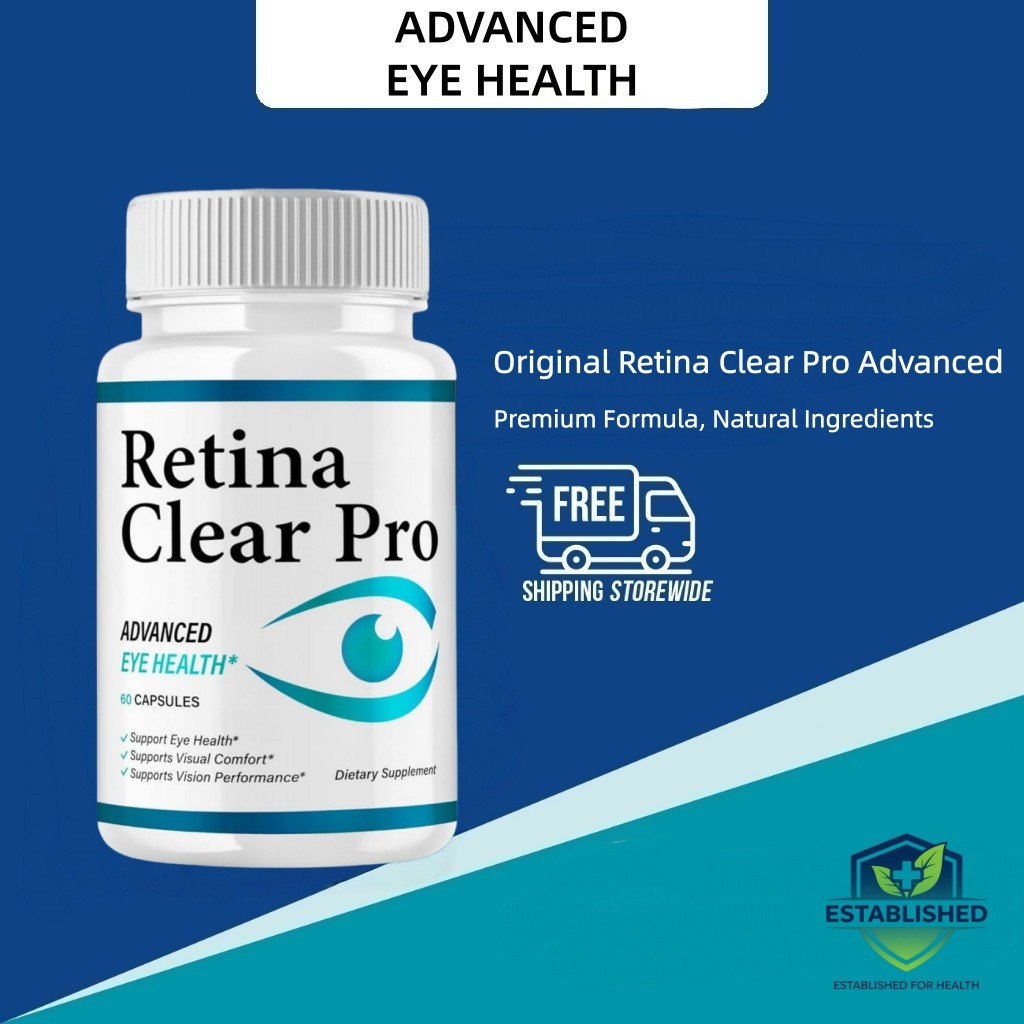 Retina Clear Advanced Eye Support Formula: 60 Capsules to Boost Visual ...