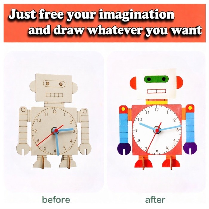 Projek RBT KSSR KSSM - Kit Jam Robot DIY - STEM Reka Bentuk Teknologi l ...