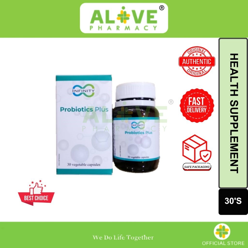 [ALIVE PHARMACY] [HALAL] INFINITY Probiotic Plus 30 Kapsul | Sokongan ...