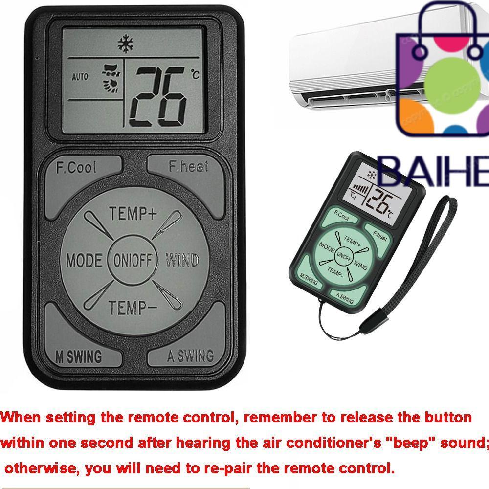 BAIHEE A/C Remote Control, Mini With Fluorescent Buttons Air ...