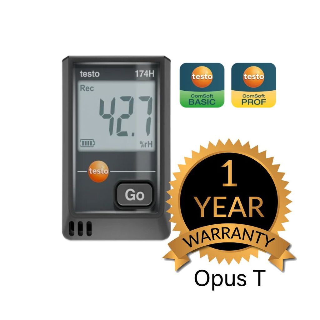 testo 174 H USB C - Mini data logger for temperature and humidity with ...