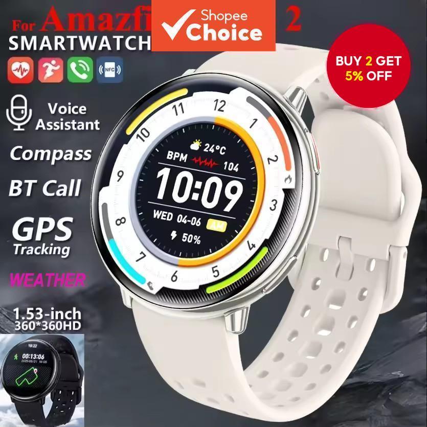 Amazfit Active 2 GPS Smart Watch for Men and Women with AI GPT AMOLED ...