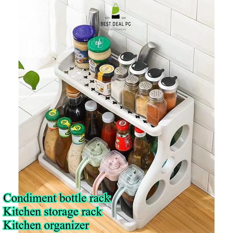 BestDeal Condiment bottle rack, Kitchen storage rack, Kitchen organizer ...