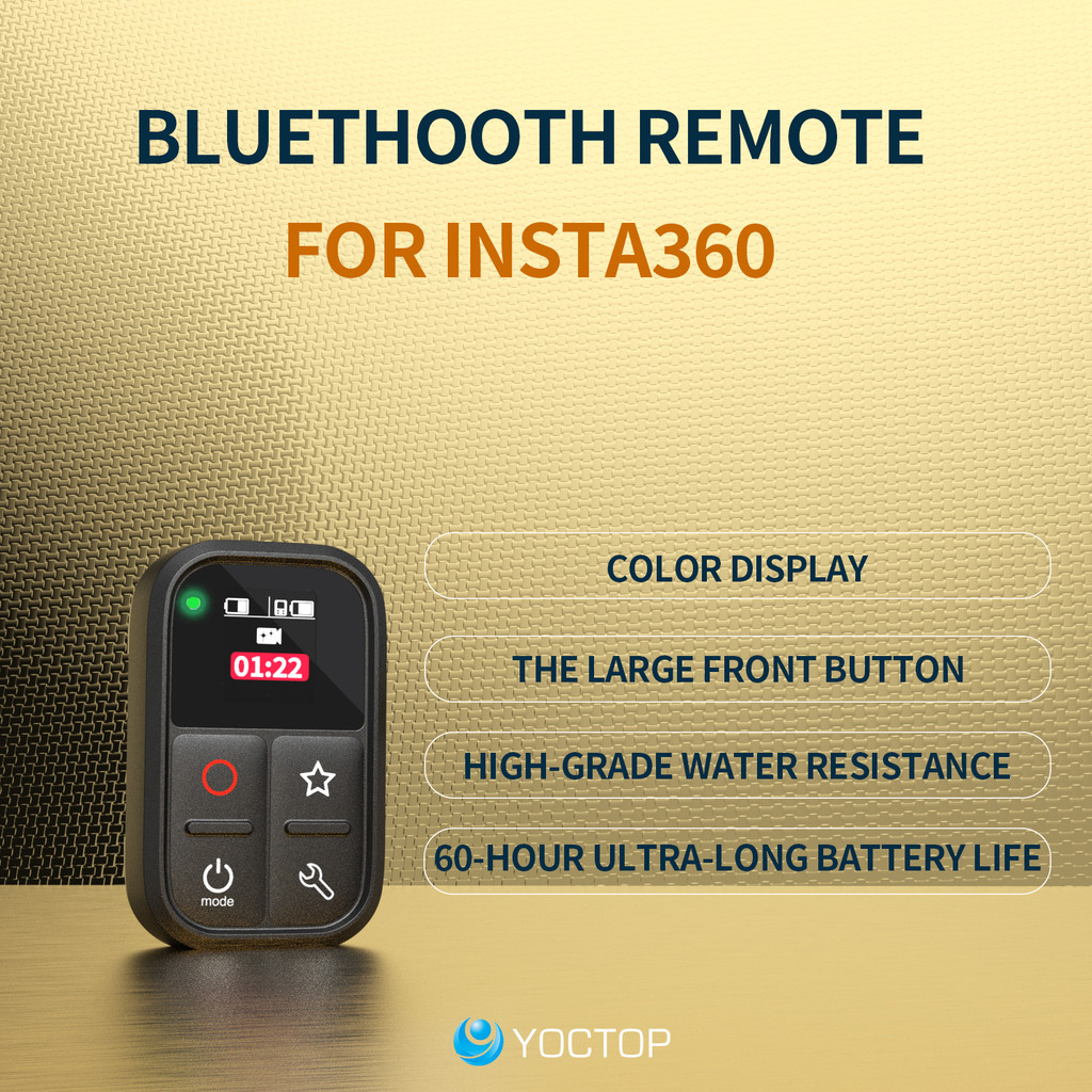 Suitable for Insta360 sports cameras WaterproofBluetooth remote control ...
