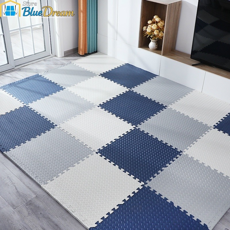 Baby Puzzle Mat Play Mat Kids Interlocking Exercise Rugs Floor Tiles ...