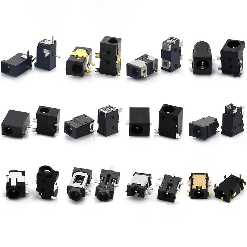 10PCS DC charging port power female socket with wire surface mount smt ...