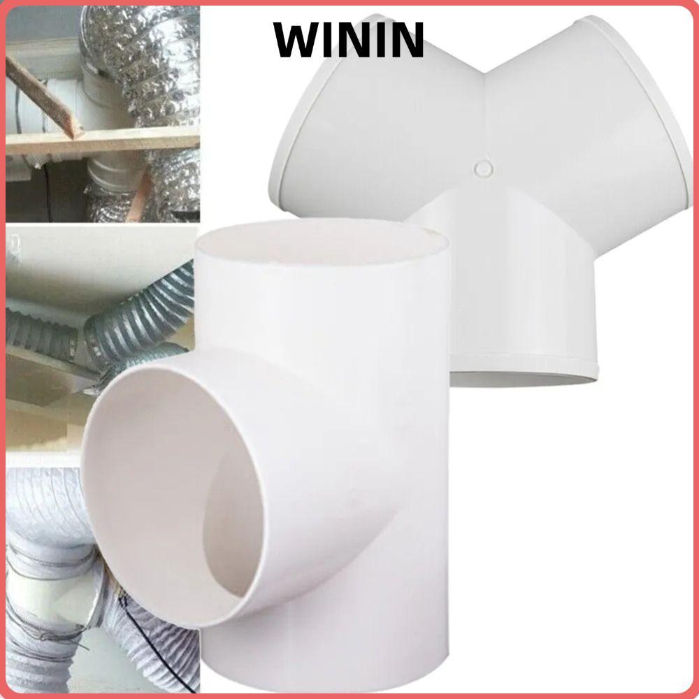 WININ Exhaust Duct Connector, T/Y Shape 100/150/200mm Quick Ventilation ...