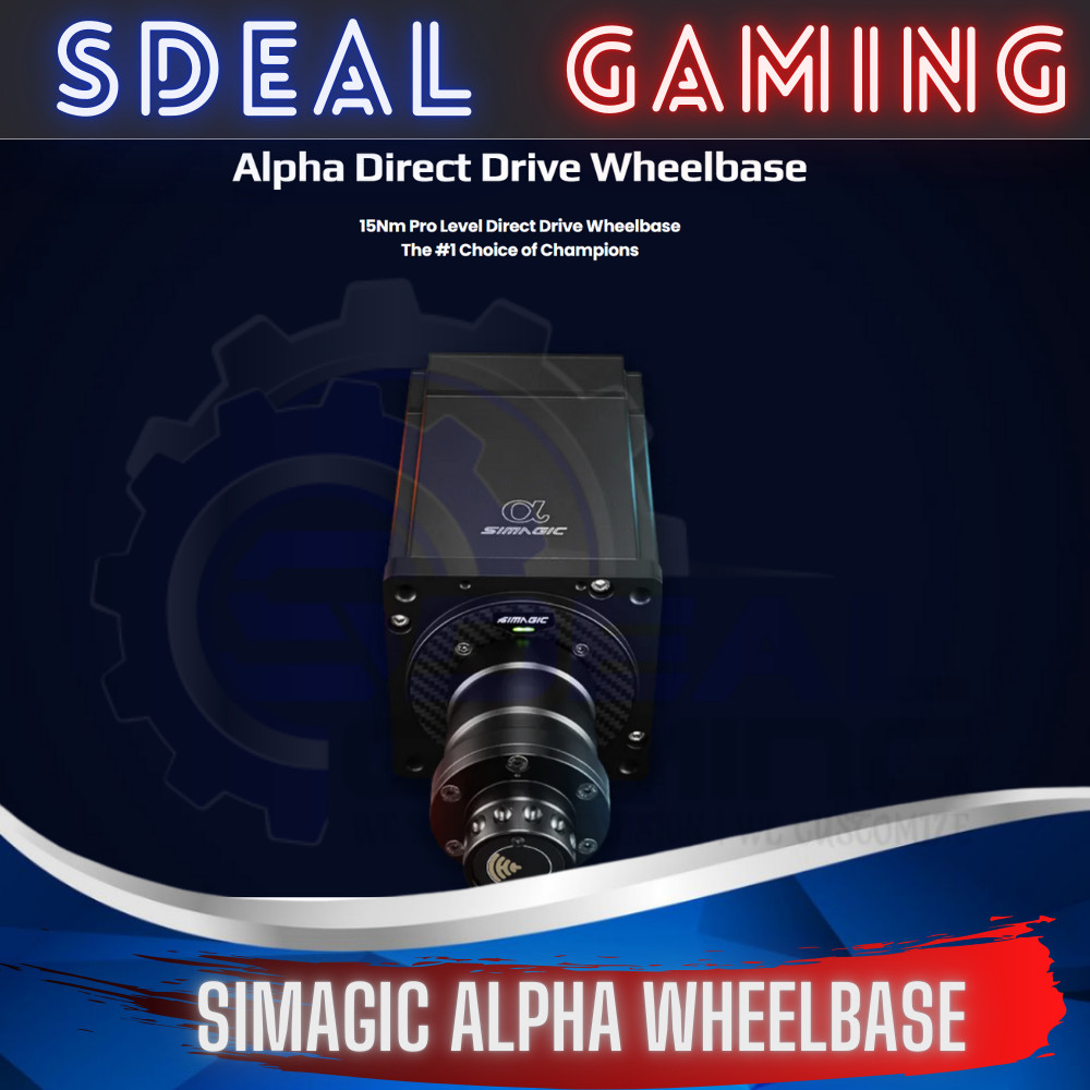 SIMAGIC ALPHA & ULTIMATE DIRECT DRIVE WHEEL BASE 15NM / 23nm | Shopee ...