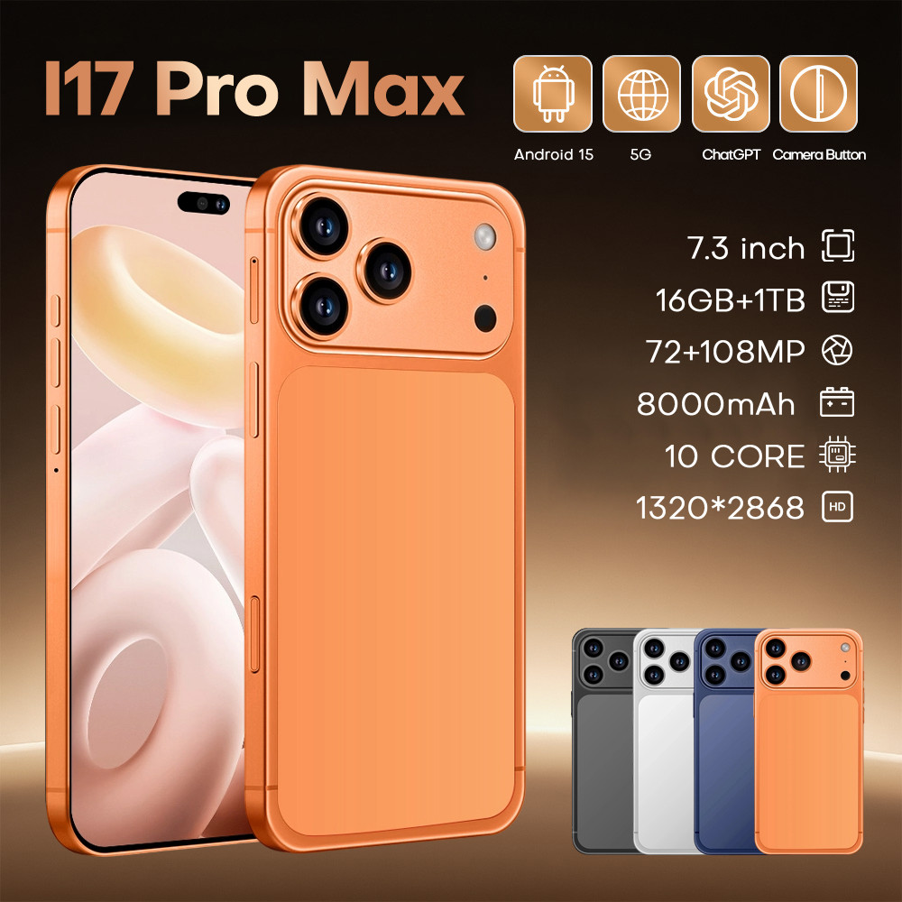 A17 Pro Smartphone 5G Dual SIM Dual Standby 16GB 1 TB Android 15 System ...
