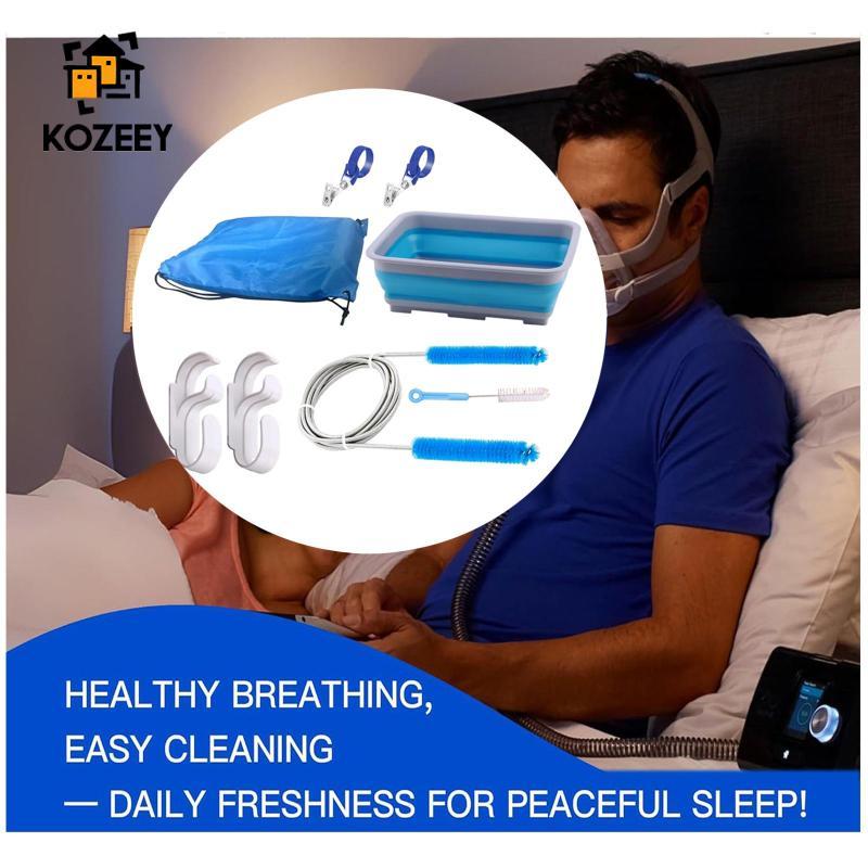 [KOZEEY] Complete Cpap Cleaning Kit Long Flexible Essential Care Kit ...