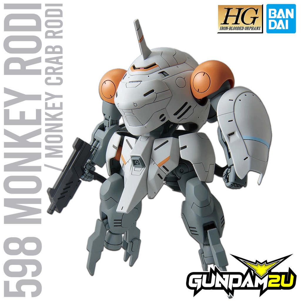 𝙍𝙀𝘼𝘿𝙔 𝙎𝙏𝙊𝘾𝙆 BANDAI HG 1/144 598's Monkey Rodi / Monkey Crab Rodi ...
