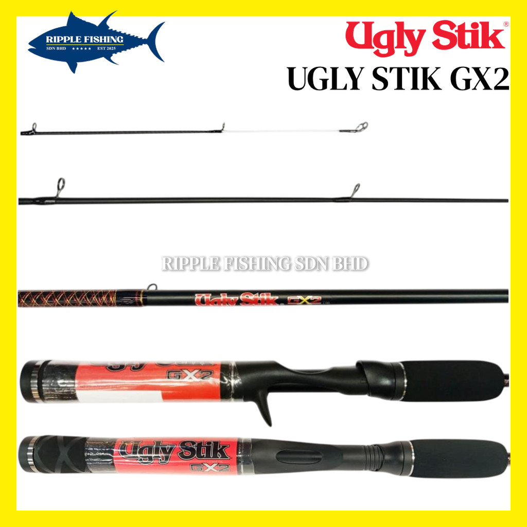 rod ugly stik malaysia Bigwater Conventional This thoughtful material combination allows anglers to apply heavy pressure without sacrificing feel or control during extended fights Shakespeare Ugly Stik GX2 Spinning