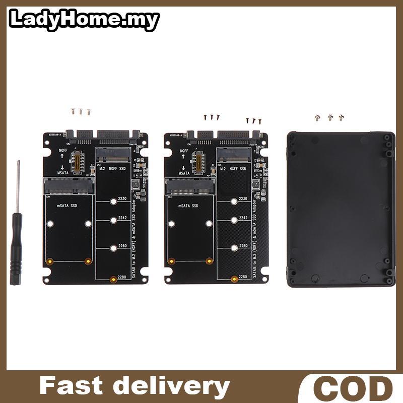 La NGFF To SATA 3 External HDD Enclosure MSATA SSD Adapter M.2 SATA ...