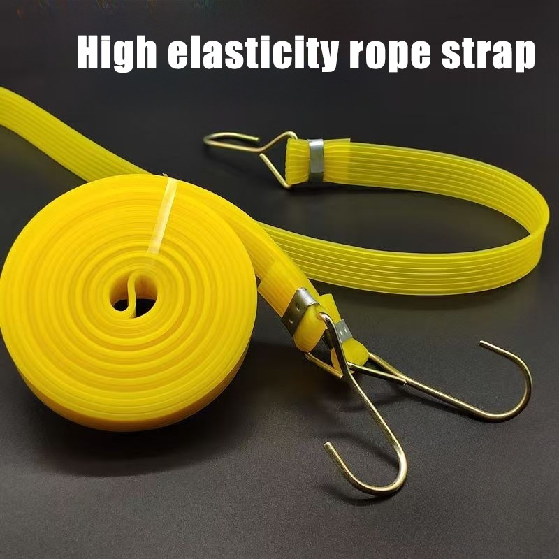 Elastic Bull Tendon Strap Motorcycle Cargo Binding Rope Saddlebag ...