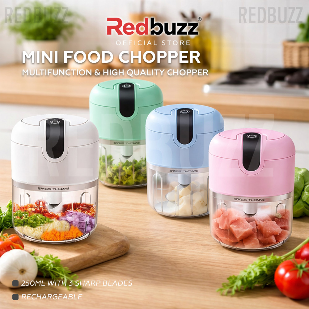 REDBUZZ Mini Blender Garlic Chopper Electric Food Chopper Pr Food ...