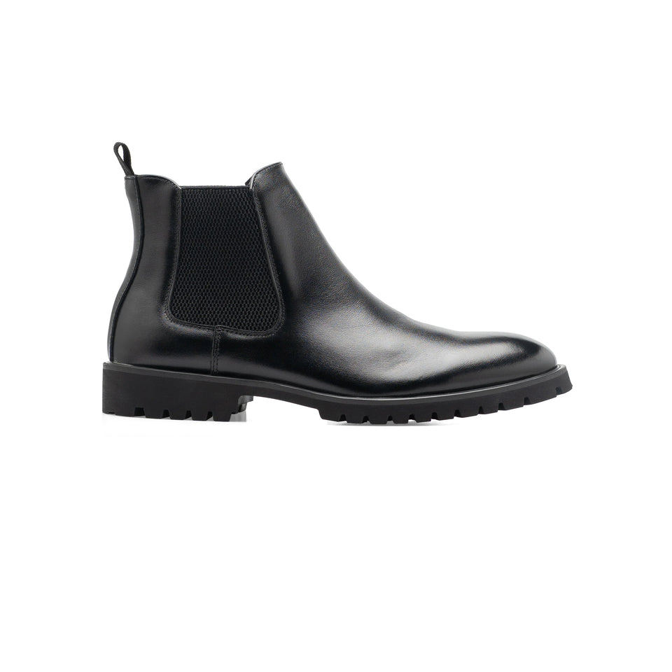 Zeve Braxon Chelsea Boots - Solid Black (Brava Sole) | Shopee Malaysia