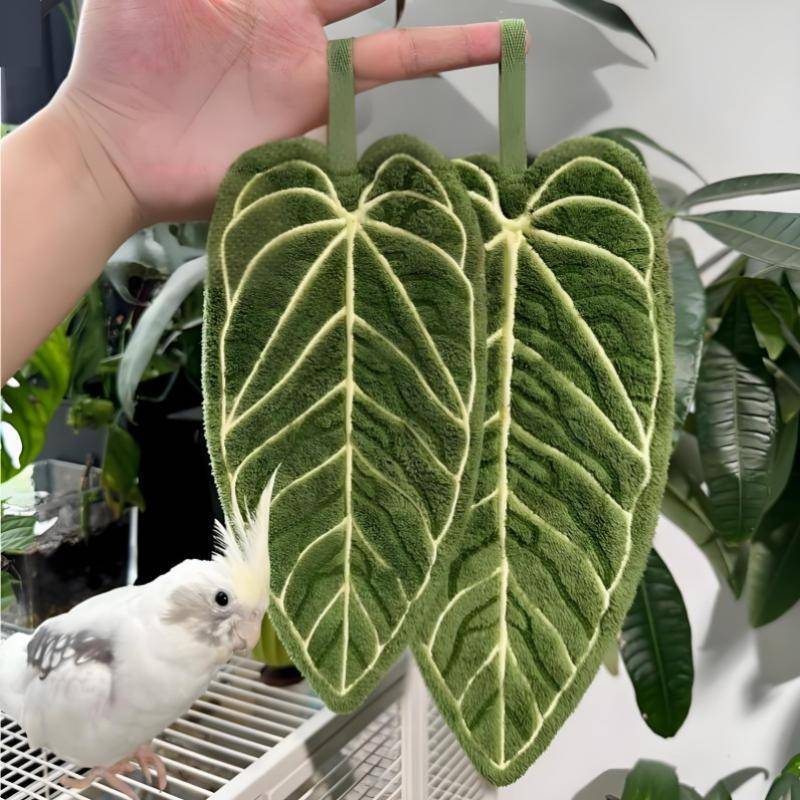 PND Hot Plant Hand Towel Cleaning Towel Absorbent Handkerchief Hanging ...