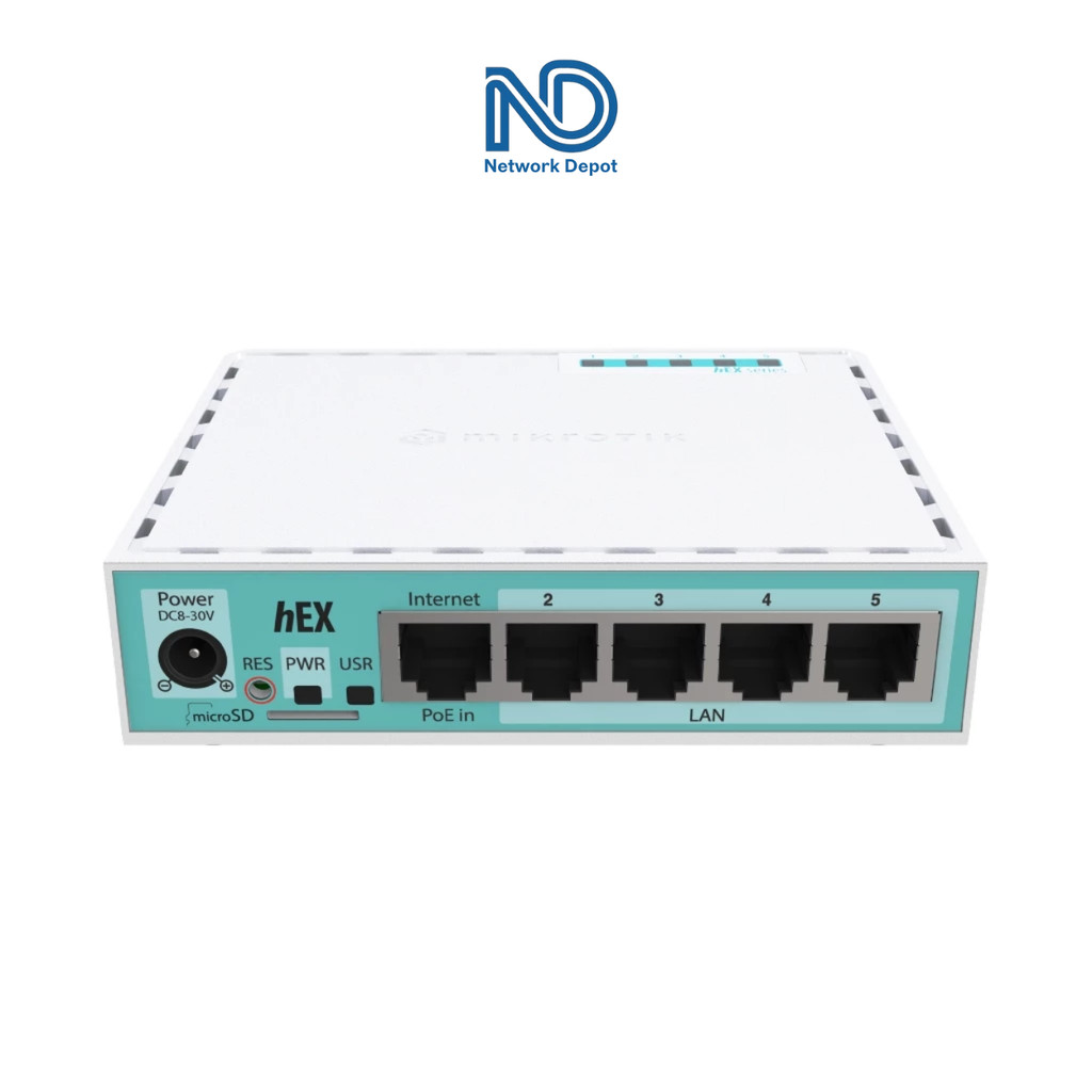 MikroTik hEX RB750Gr3 - 5-Port Gigabit Managed Router w/ Anti-Lag ...