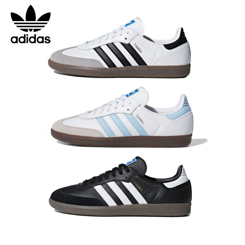 Adidas Originals Samba Sneakers - Leather Upper, Stylish Low-Top Design ...