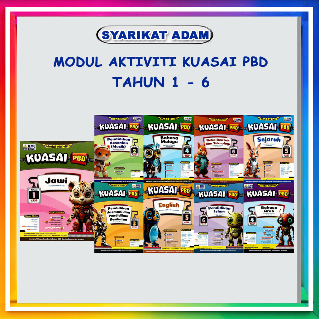 [ADM] MODUL AKTIVITI KUASAI PBD KSSR TAHUN 1 - 6 | Shopee Malaysia