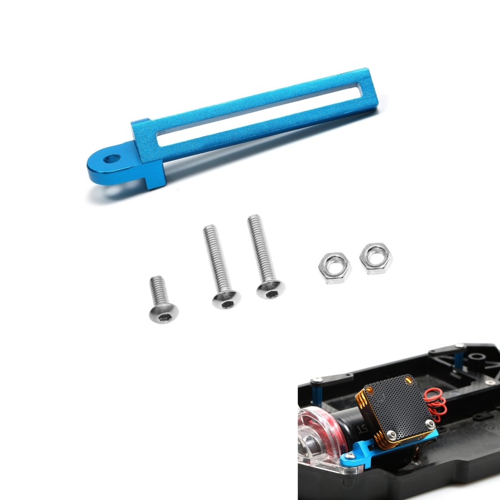 TAMIYA TT02 Adjustable Metal Heatsink Fan Mount Motor Bracket 2510 3010 ...